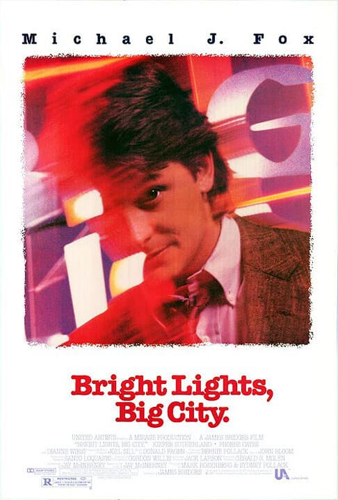 Bright Lights, Big City movie poster