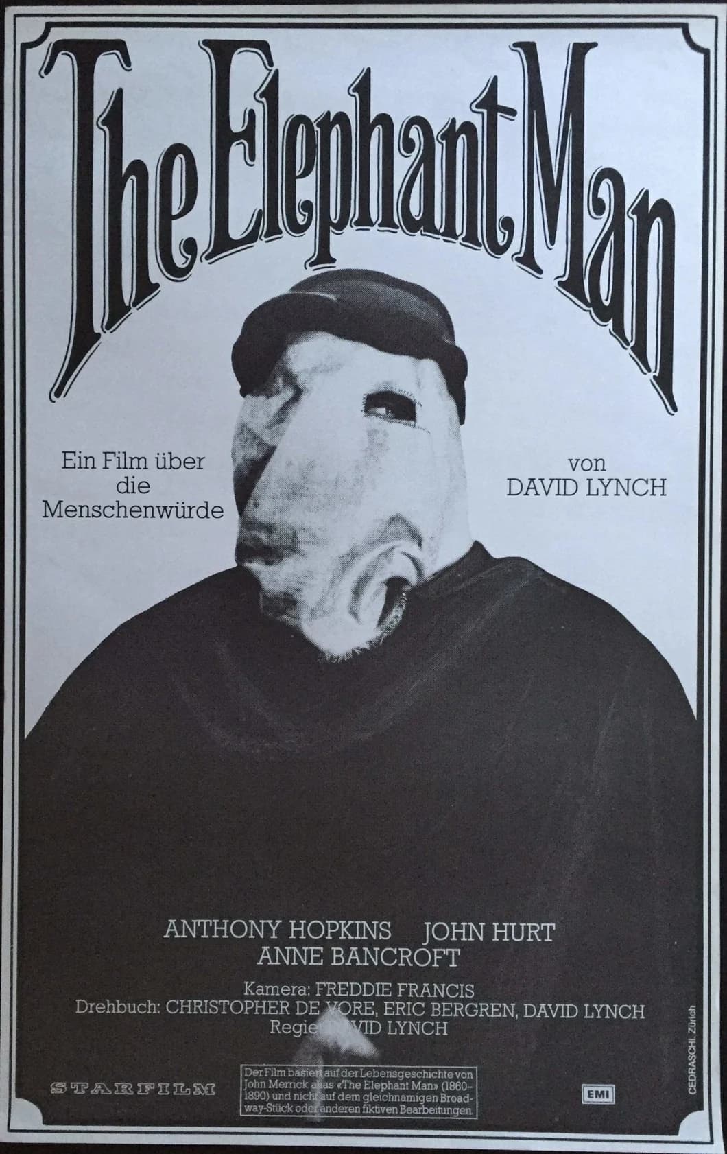 The Elephant Man movie poster